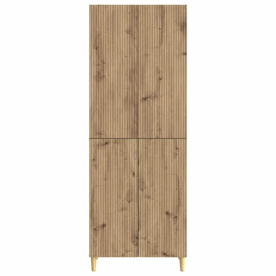Ensemble de Meubles 2 pc Chêne artisanal Bois d'ingénierie - 5