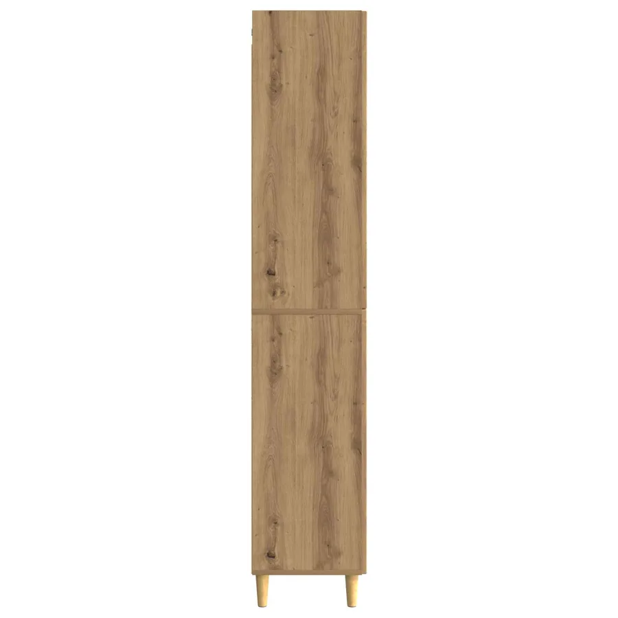 Ensemble de Meubles 2 pc Chêne artisanal Bois d'ingénierie - 6