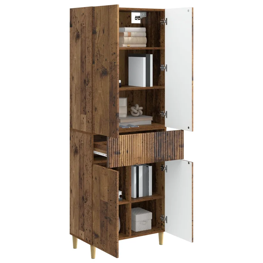Ensemble de Meubles 2 pcs 66 x 34,5 x 90 cm Bois d'ingénierie - 3