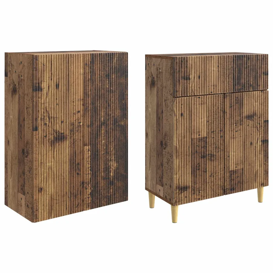 Ensemble de Meubles 2 pcs 66 x 34,5 x 90 cm Bois d'ingénierie - 4