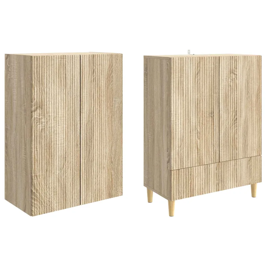 Ensemble de Meubles 2 pcs 66 x 34,5 x 95 cm Bois d'ingénierie - 4
