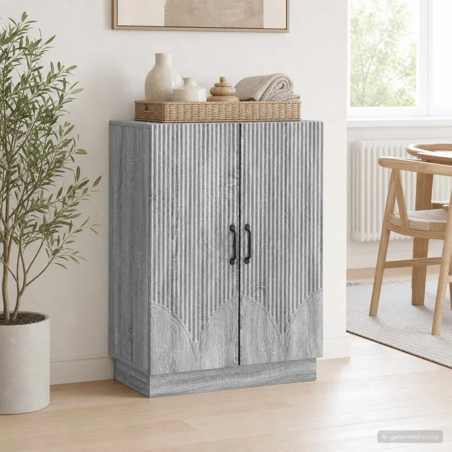 Buffet Sonoma gris 66 x 34,5 x 87 cm Bois d'ingénierie