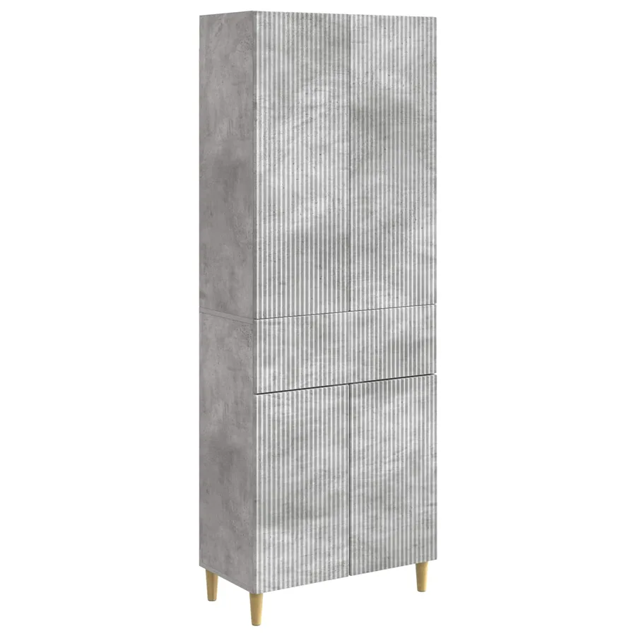 Ensemble de Meubles 2 pcs Gris béton 66 x 34,5 x 90 cm - 2