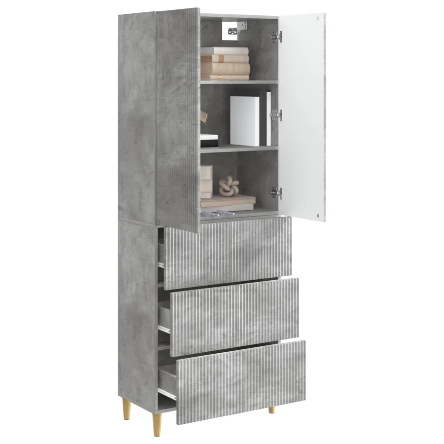 Ensemble de Meubles 2 pcs 66 x 34,5 x 90 cm Bois d'ingénierie - 3