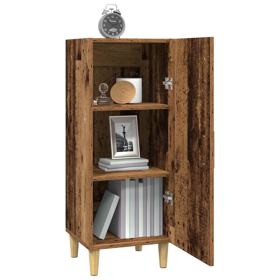 Buffet Bois Ancien 34,5 x 34 x 90 cm Bois d'ingénierie - 3