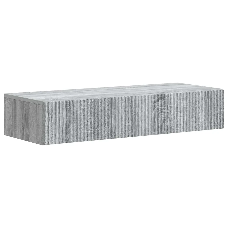 Table d'appoint murale Sonoma gris 87,5 x 34,5 x 17 cm - 2