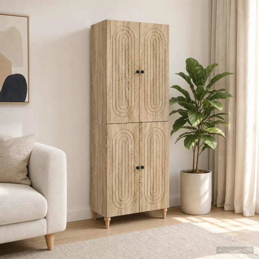 Ensemble de Meubles 2 pcs 66 x 34,5 x 90 cm Bois d'ingénierie