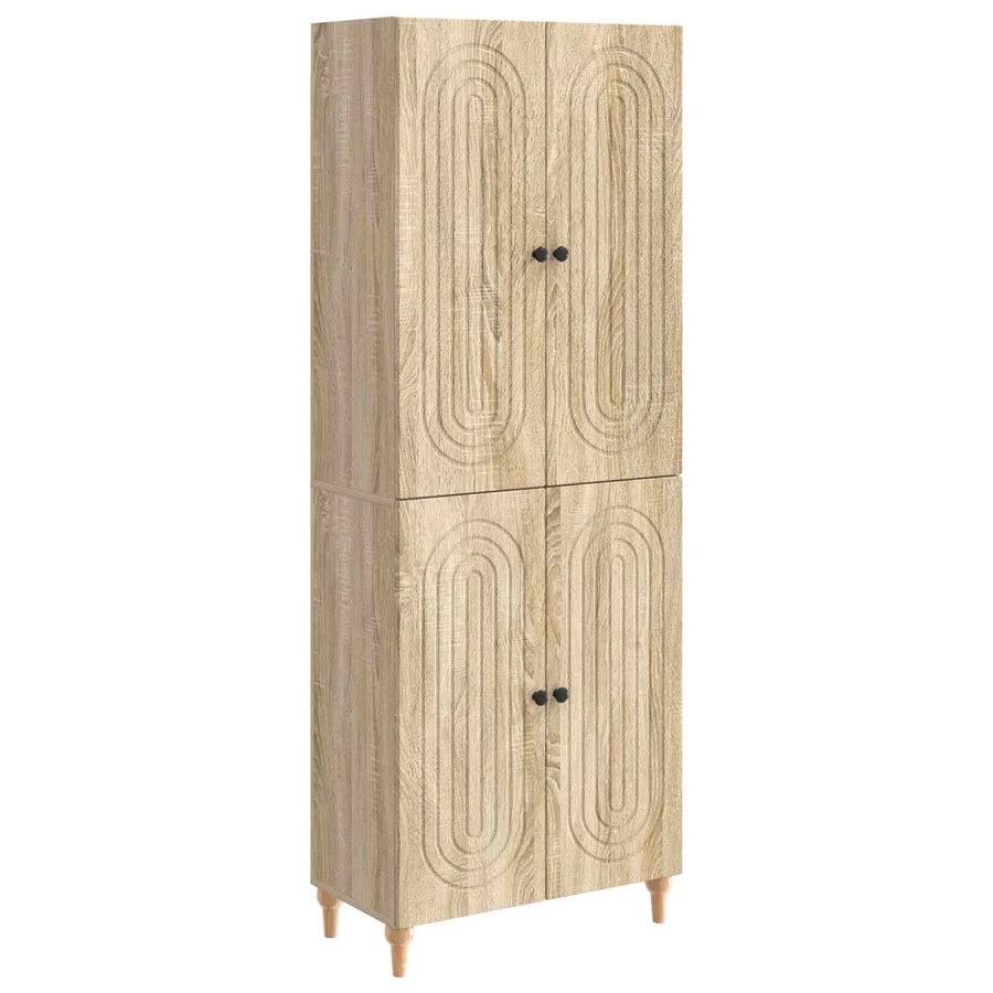 Ensemble de Meubles 2 pcs 66 x 34,5 x 90 cm Bois d'ingénierie - 2
