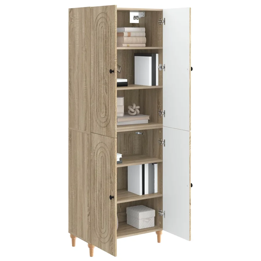 Ensemble de Meubles 2 pcs 66 x 34,5 x 90 cm Bois d'ingénierie - 3