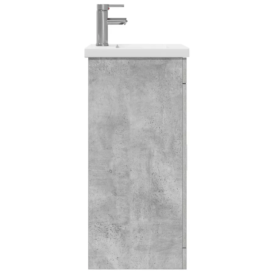 Meuble de salle de bain avec évier Gris béton 42 x 40 x 84,5 cm - 5