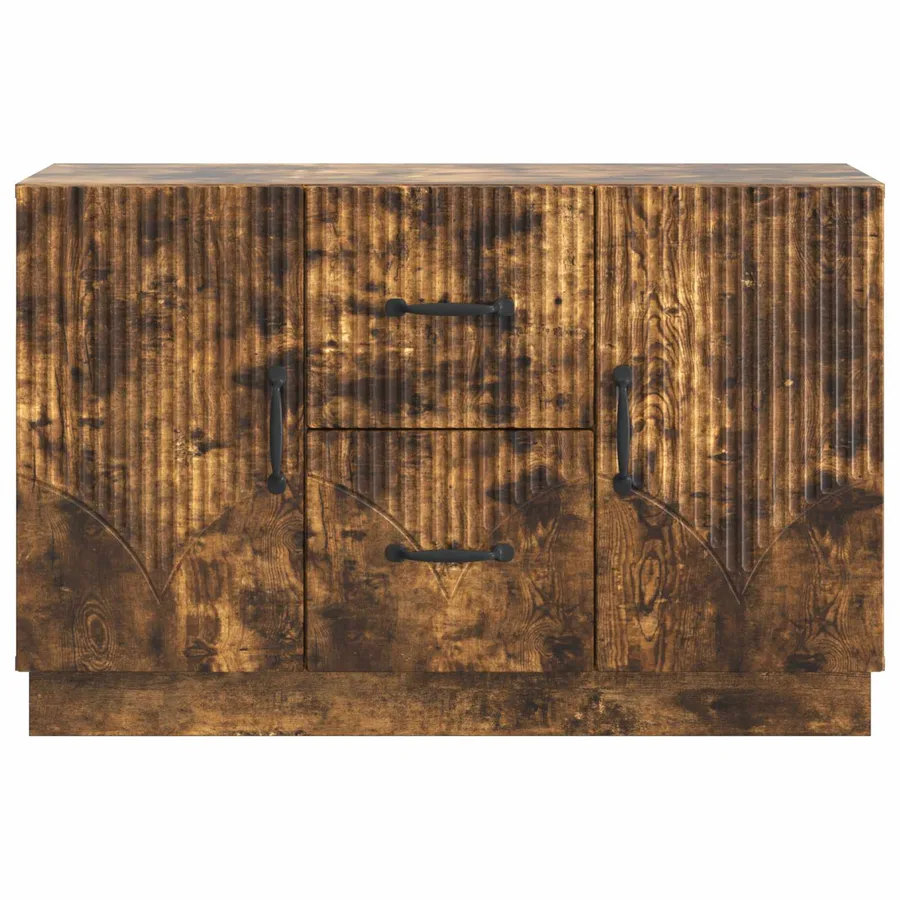 Buffet Chêne fumé 89 x 34,5 x 57 cm Bois d'ingénierie - 6