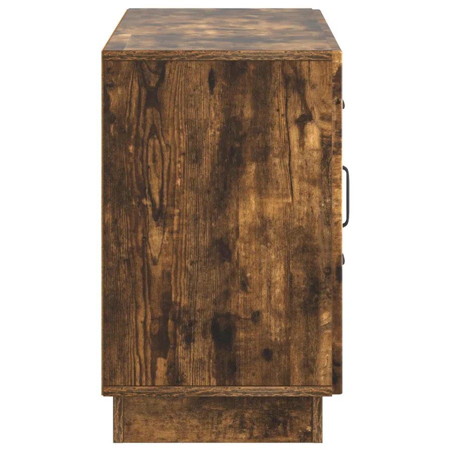 Buffet Chêne fumé 89 x 34,5 x 57 cm Bois d'ingénierie - 7