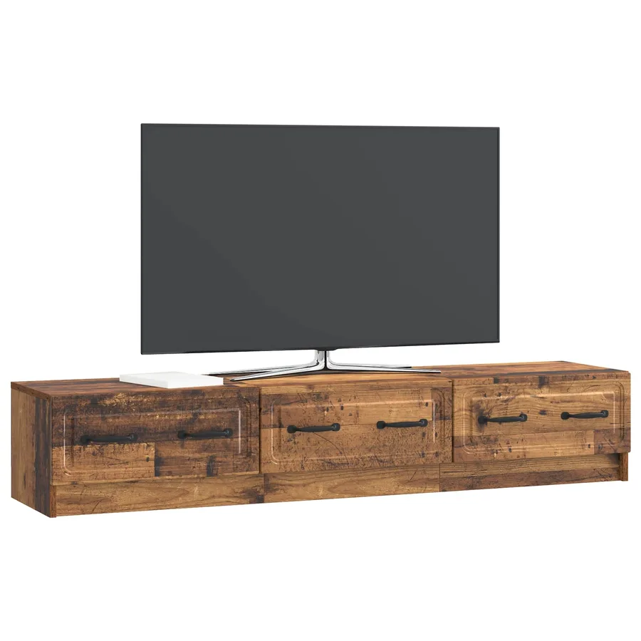 Meuble TV Bois ancien 147 x 34,5 x 27 cm Bois d'ingénierie - 3
