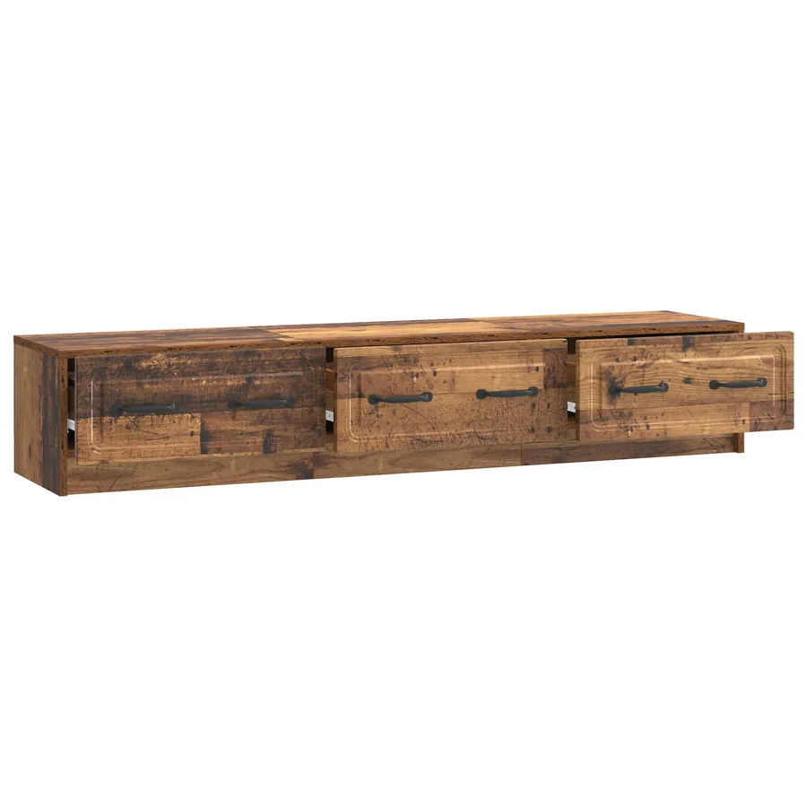 Meuble TV Bois ancien 147 x 34,5 x 27 cm Bois d'ingénierie - 5