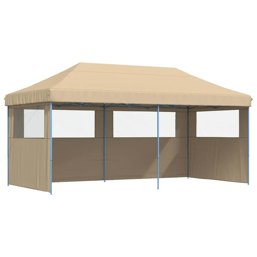 Tente de fête Beige 292 x 580 x 315 cm Tissu Oxford - 2