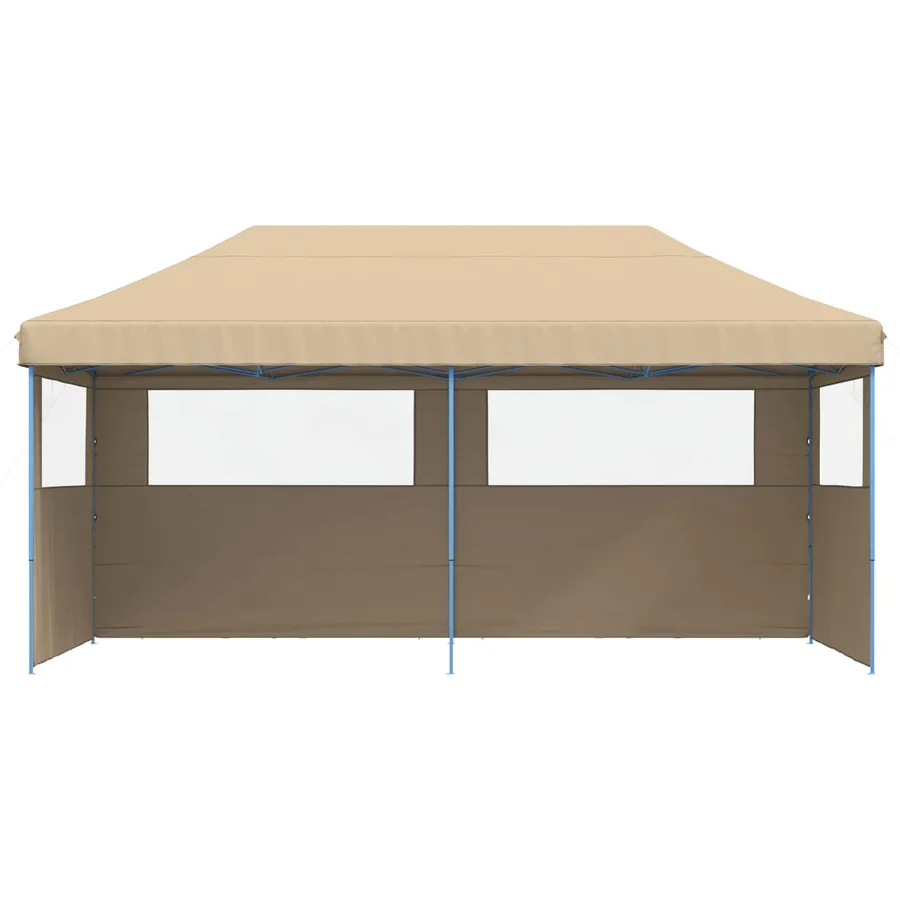 Tente de fête Beige 292 x 580 x 315 cm Tissu Oxford - 3