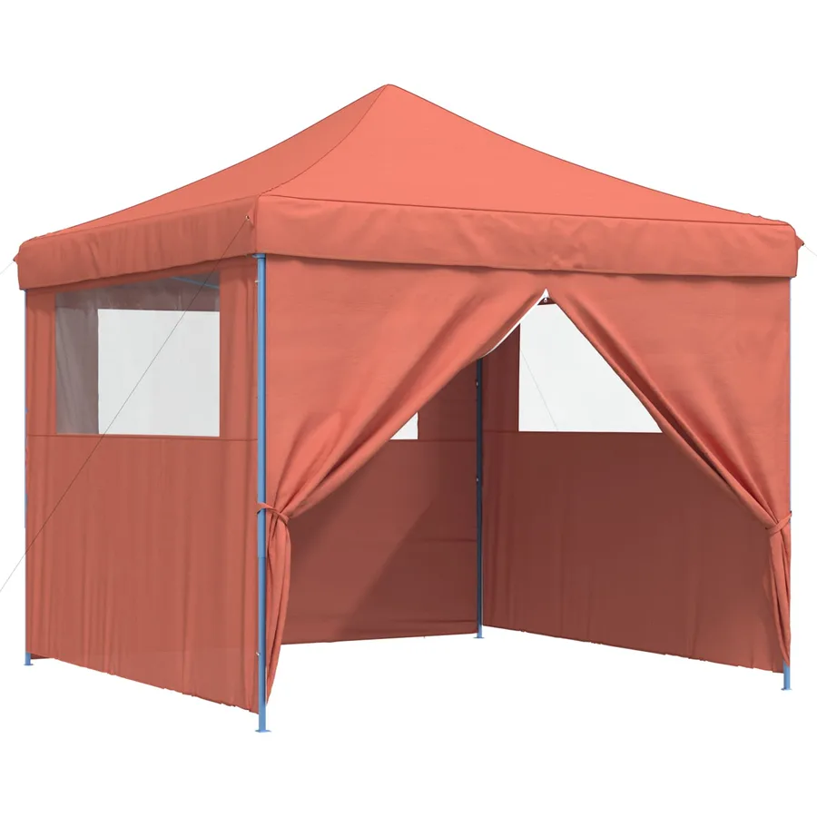 Tente de fête 292 x 292 x 315 cm Terre cuite Tissu Oxford - 2