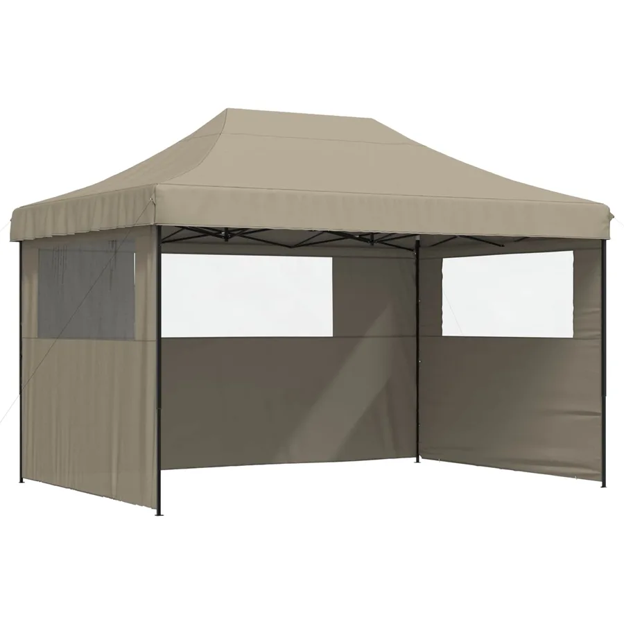 Tente de fête Taupe 279 x 410 x 315 cm Tissu Oxford - 2