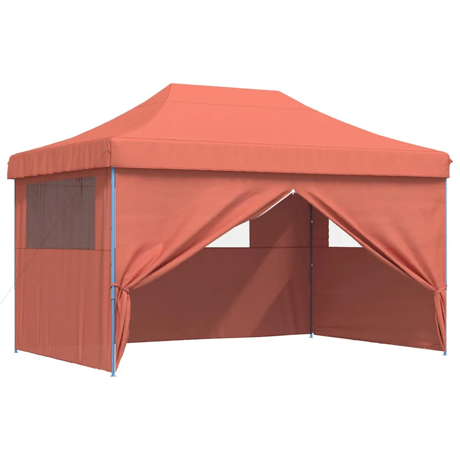 Tente de fête Terre cuite 292 x 440 x 315 cm Tissu Oxford - 3