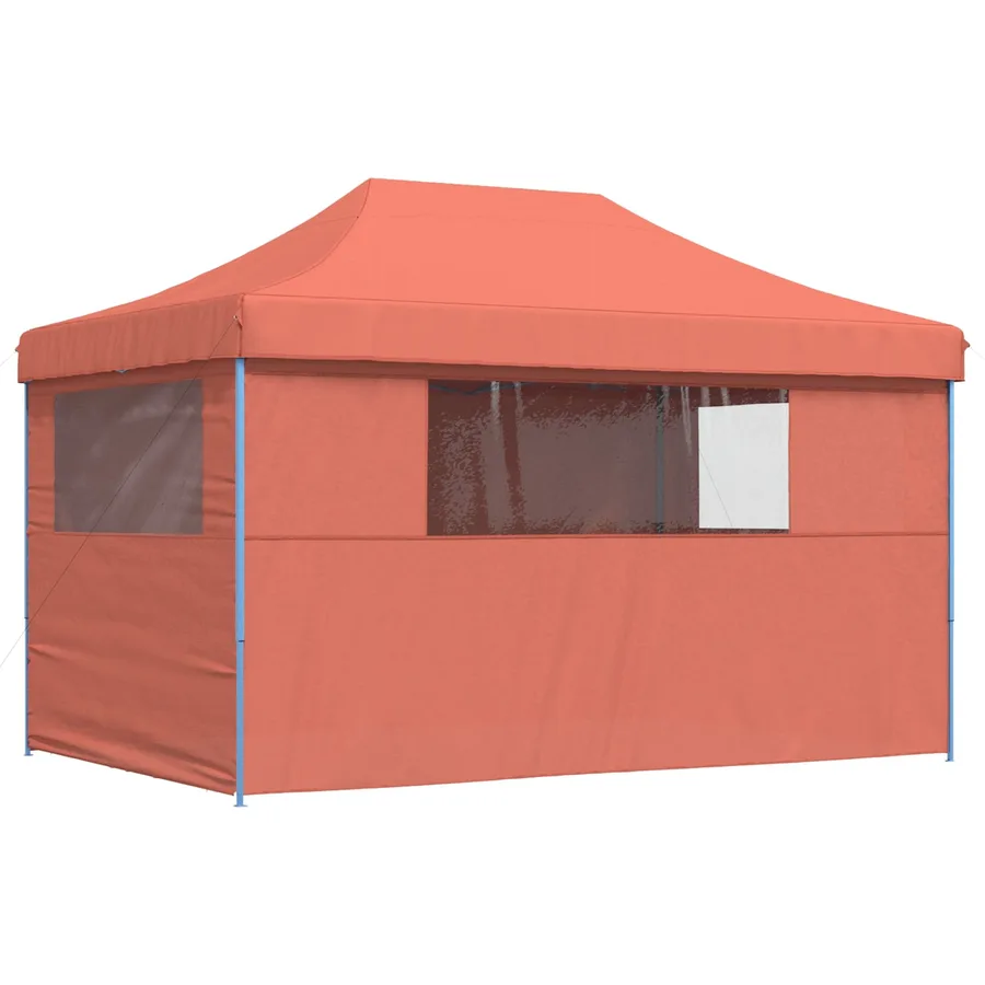 Tente de fête Terre cuite 292 x 440 x 315 cm Tissu Oxford - 7