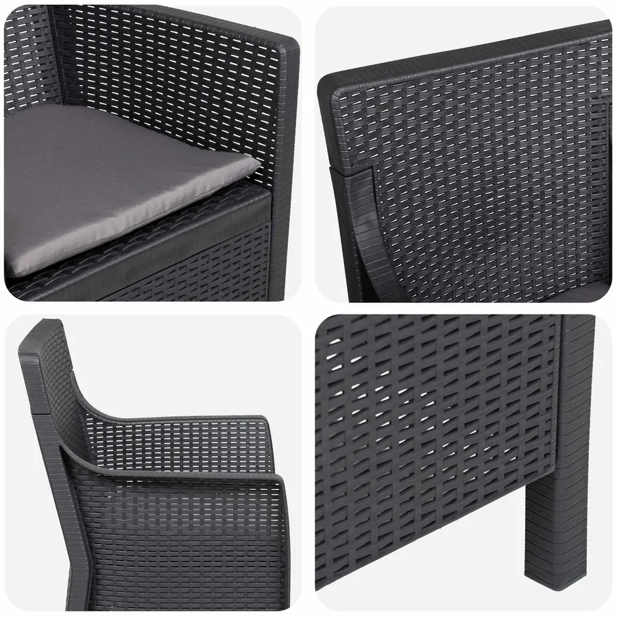 Fauteuil Anthracite PP - 4