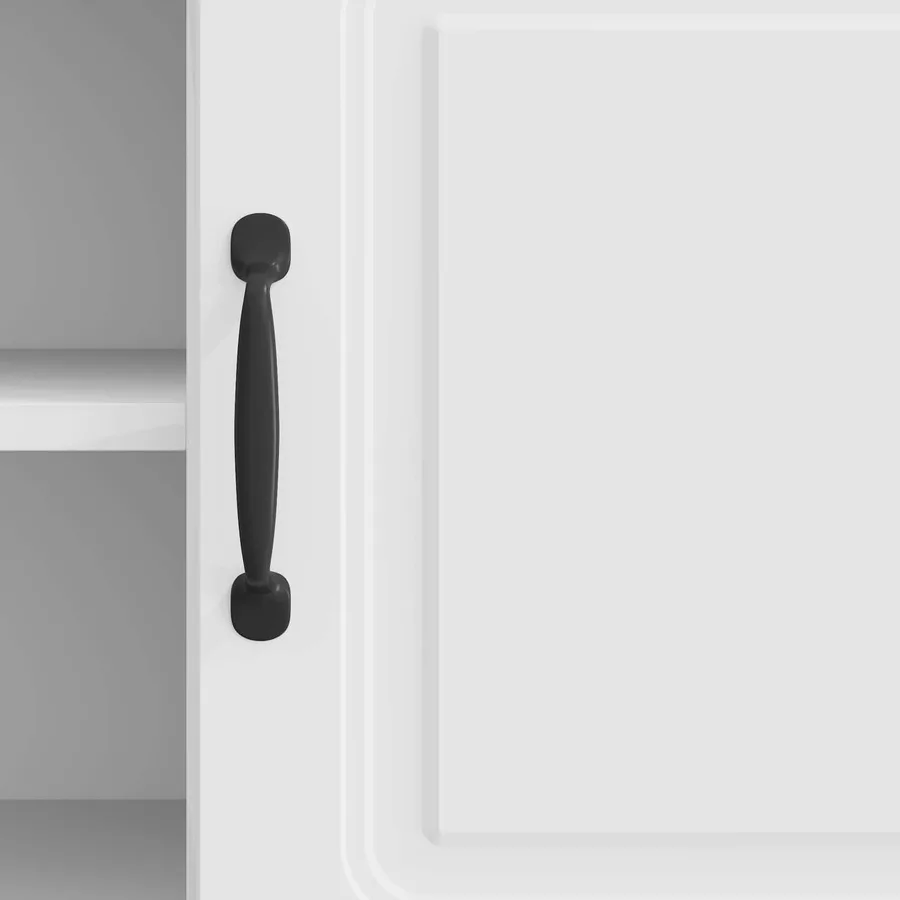 Meuble TV Blanc brillant 102 x 34,5 x 47 cm Bois d'ingénierie - 8