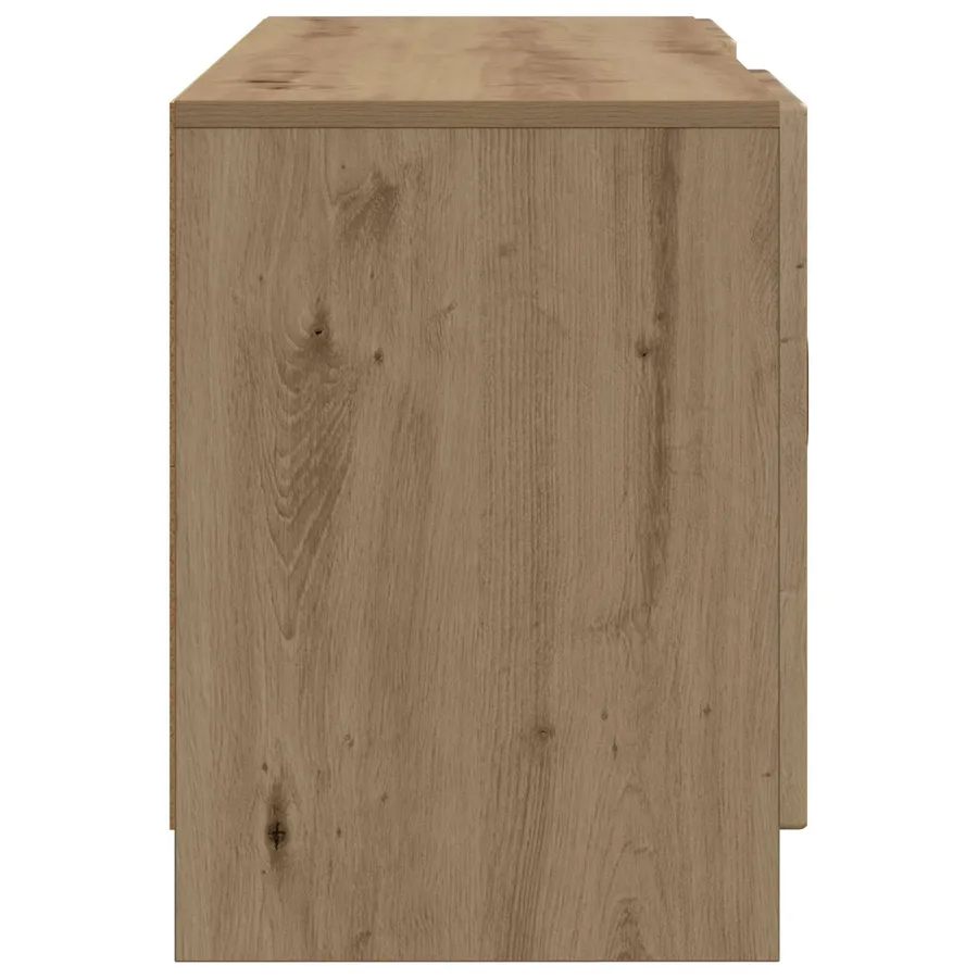 Meuble TV 102 x 34,5 x 47 cm Chêne artisanal Bois d'ingénierie - 7