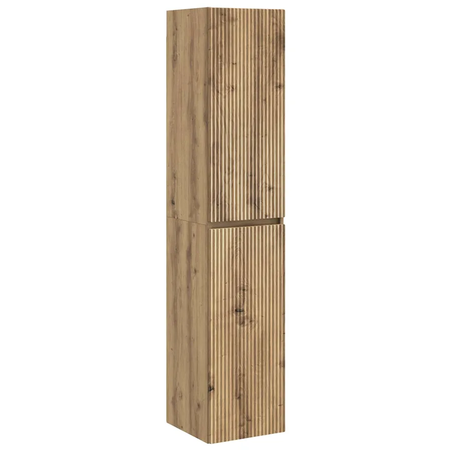 Ensemble de mobilier de salle de bain 6 pc Chêne artisanal - 7