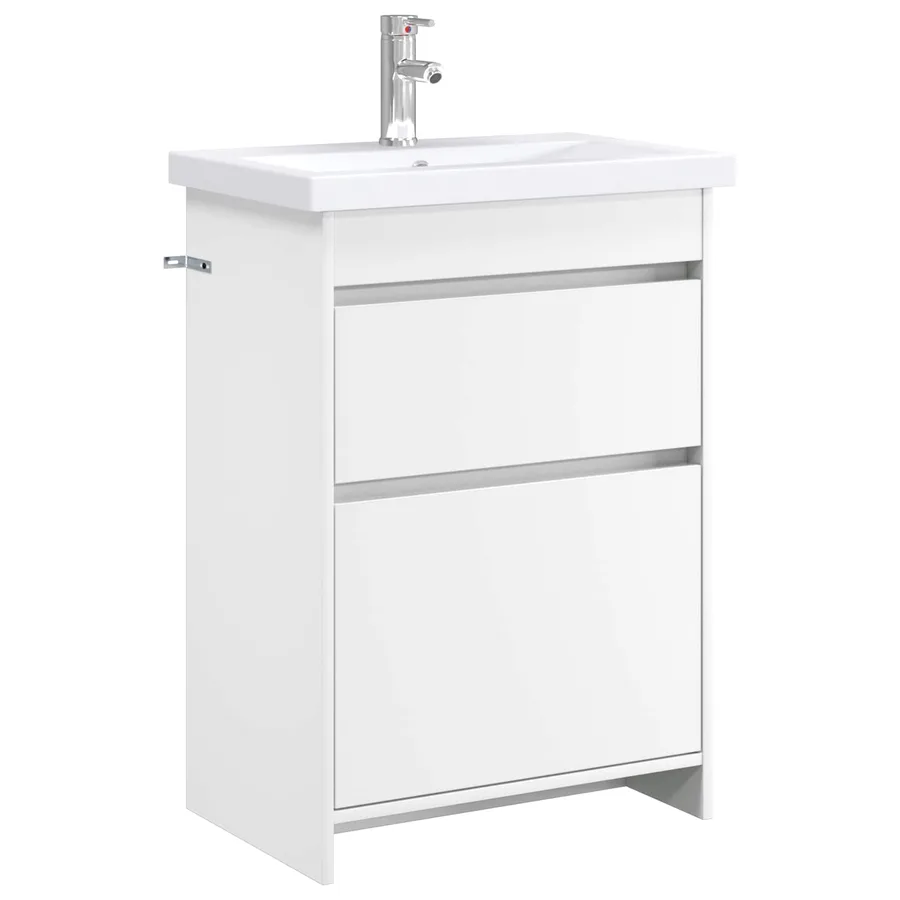 Ensemble de mobilier de salle de bain Blanc 61 x 40 x 84,5 cm - 2