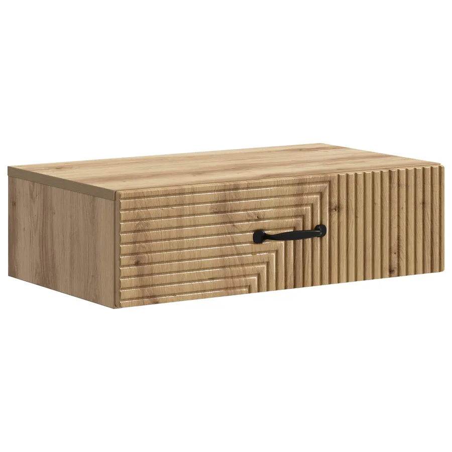 Table d'appoint murale 59 x 34,5 x 17 cm Bois d'ingénierie - 2