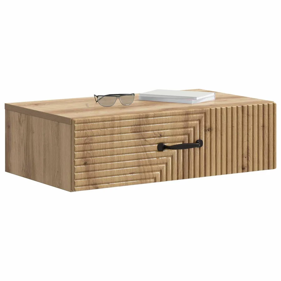 Table d'appoint murale 59 x 34,5 x 17 cm Bois d'ingénierie - 3
