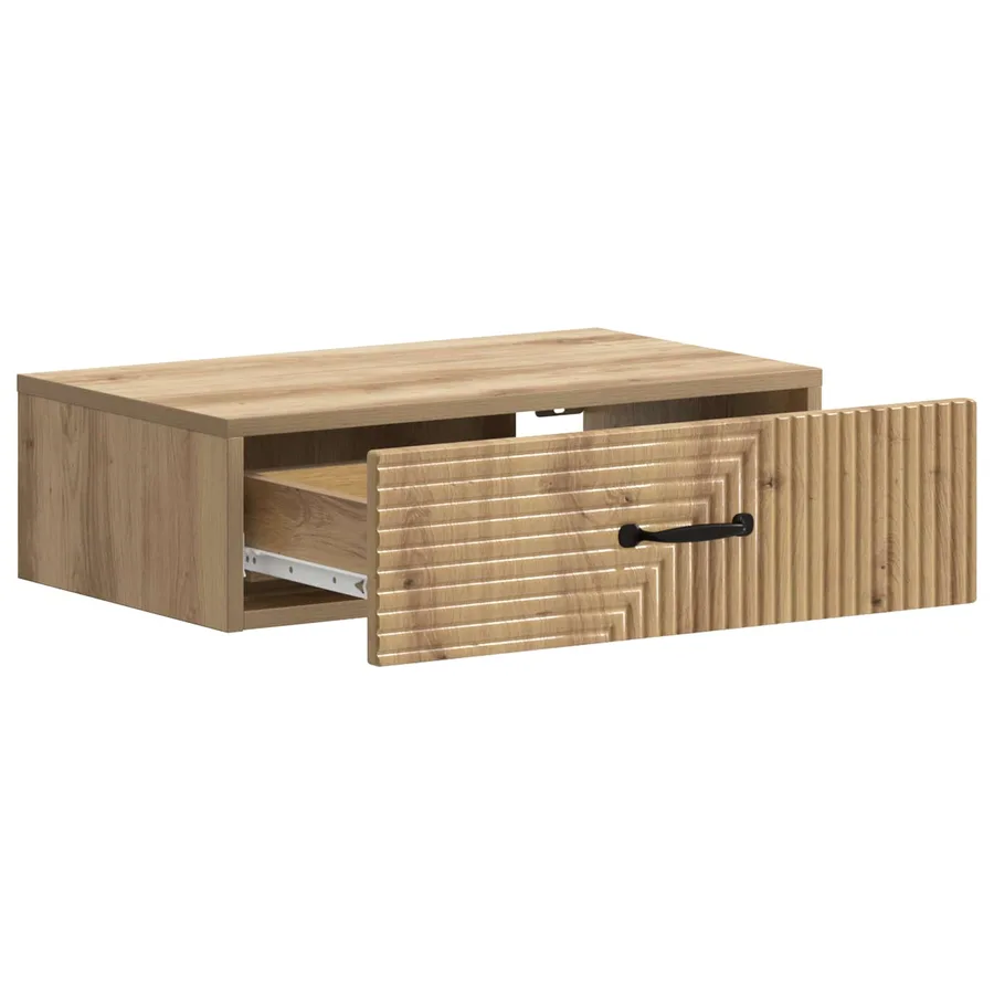 Table d'appoint murale 59 x 34,5 x 17 cm Bois d'ingénierie - 4