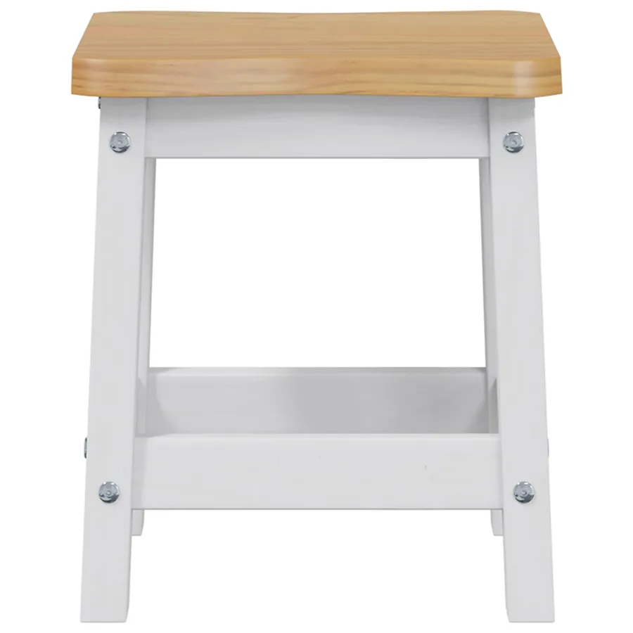 Tabouret de bar EKAI 2 pcs Blanc 40 x 29 x 45,5 cm - 4