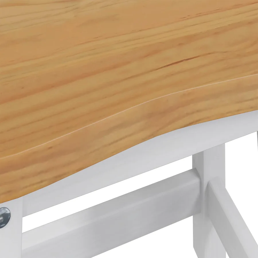 Tabouret de bar EKAI 2 pcs Blanc 40 x 29 x 45,5 cm - 8