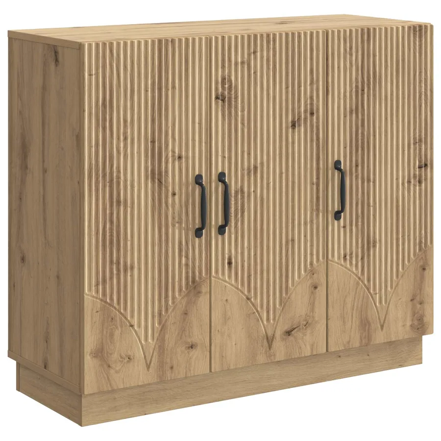 Buffet Chêne artisanal 89 x 34,5 x 77 cm Bois d'ingénierie - 2