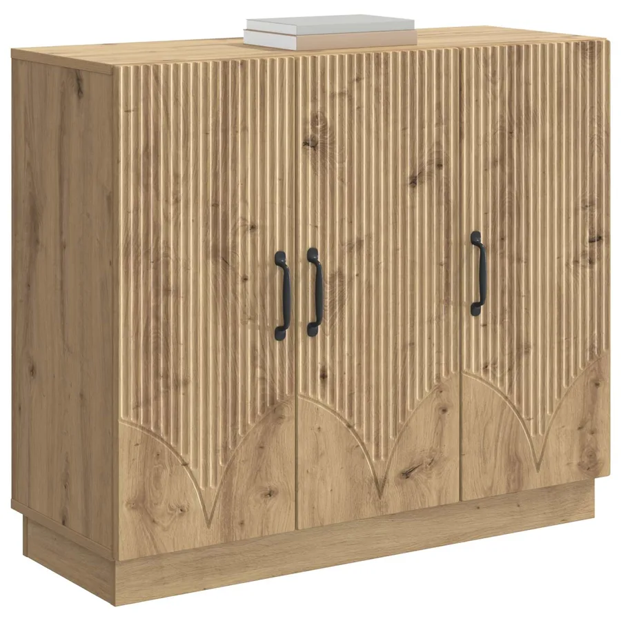 Buffet Chêne artisanal 89 x 34,5 x 77 cm Bois d'ingénierie - 3