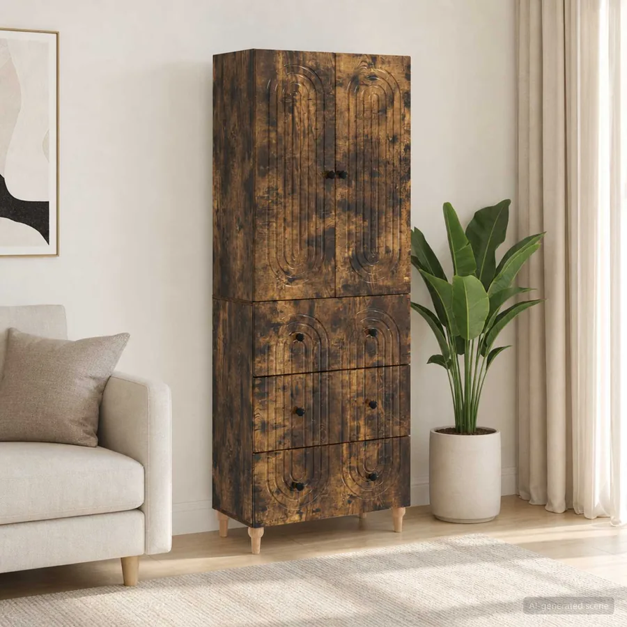 Ensemble de Meubles 2 pcs 66 x 34,5 x 90 cm Bois d'ingénierie