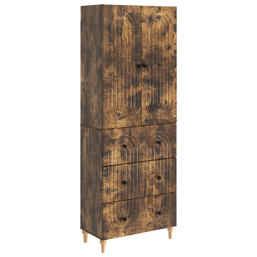 Ensemble de Meubles 2 pcs 66 x 34,5 x 90 cm Bois d'ingénierie - 2
