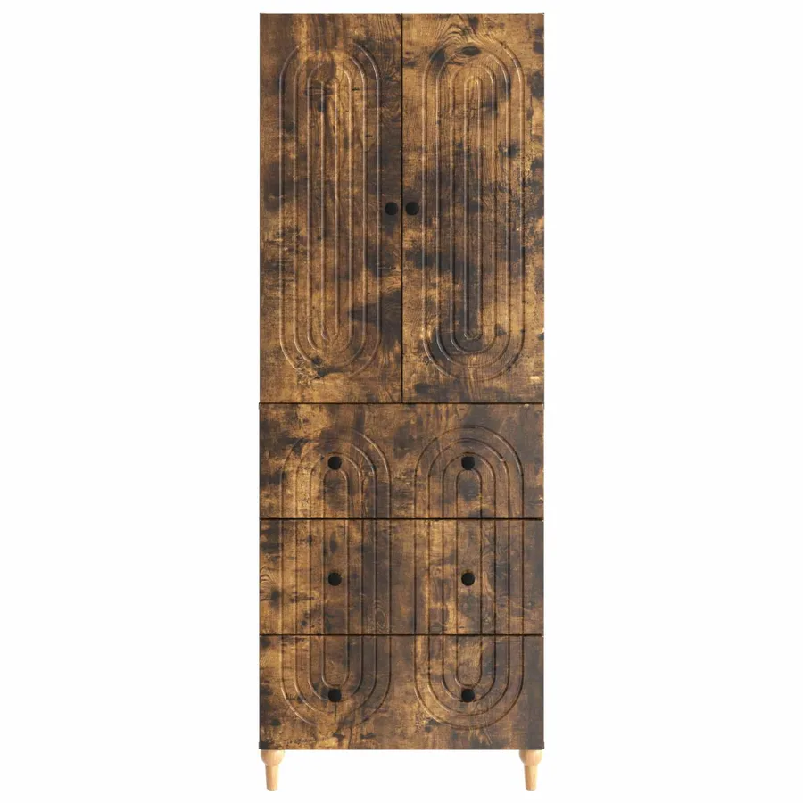 Ensemble de Meubles 2 pcs 66 x 34,5 x 90 cm Bois d'ingénierie - 5