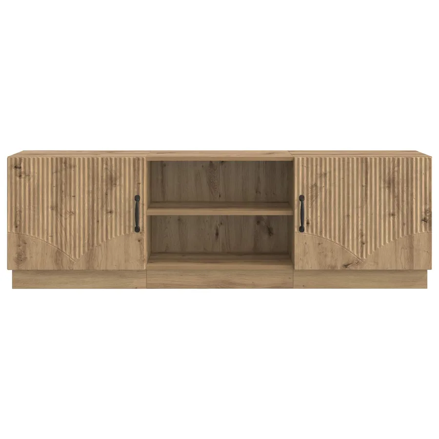 Meuble TV 150 x 31 x 47 cm Chêne artisanal Bois d'ingénierie - 6