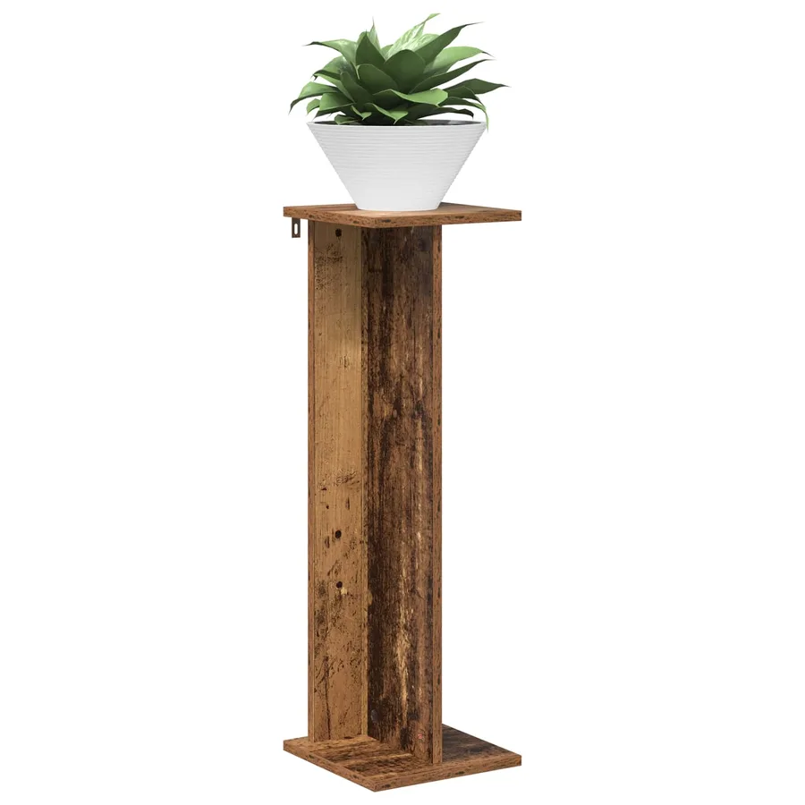 Support de Plante 2 pc Bois ancien 25 x 25,5 x 80,5 cm - 3