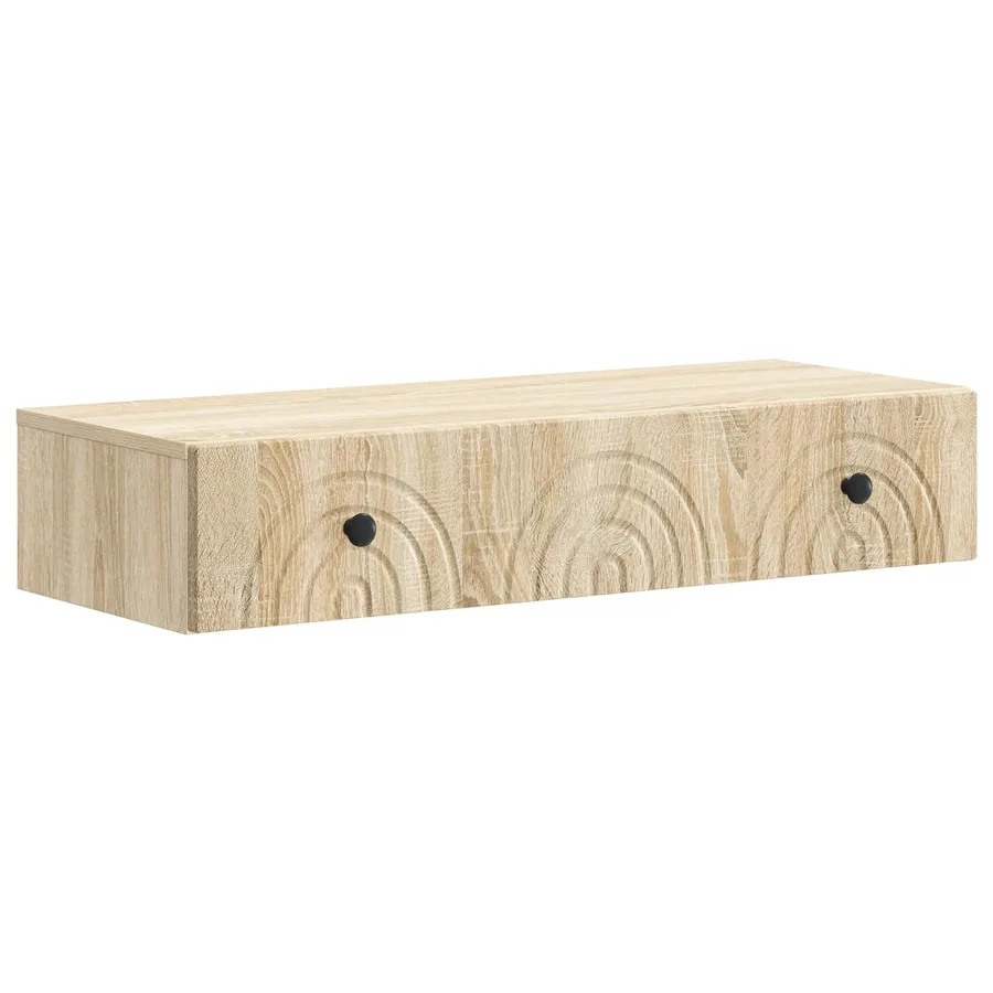 Table d'appoint murale Chêne Sonoma 87,5 x 34,5 x 17 cm - 2