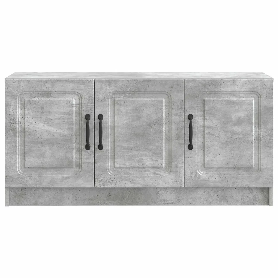 Meuble TV Gris béton 99 x 34,5 x 47 cm Bois d'ingénierie - 6