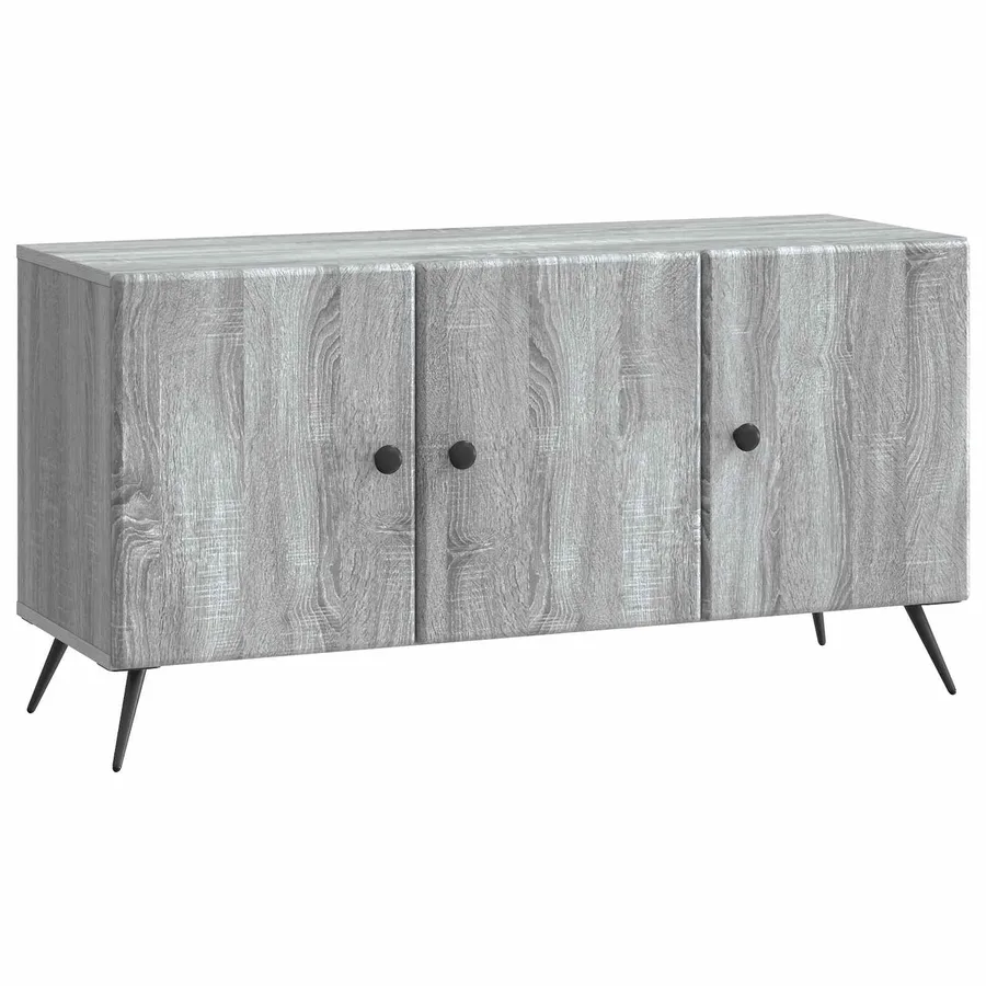 Meuble TV Sonoma gris 99 x 34,5 x 50 cm Bois d'ingénierie - 2