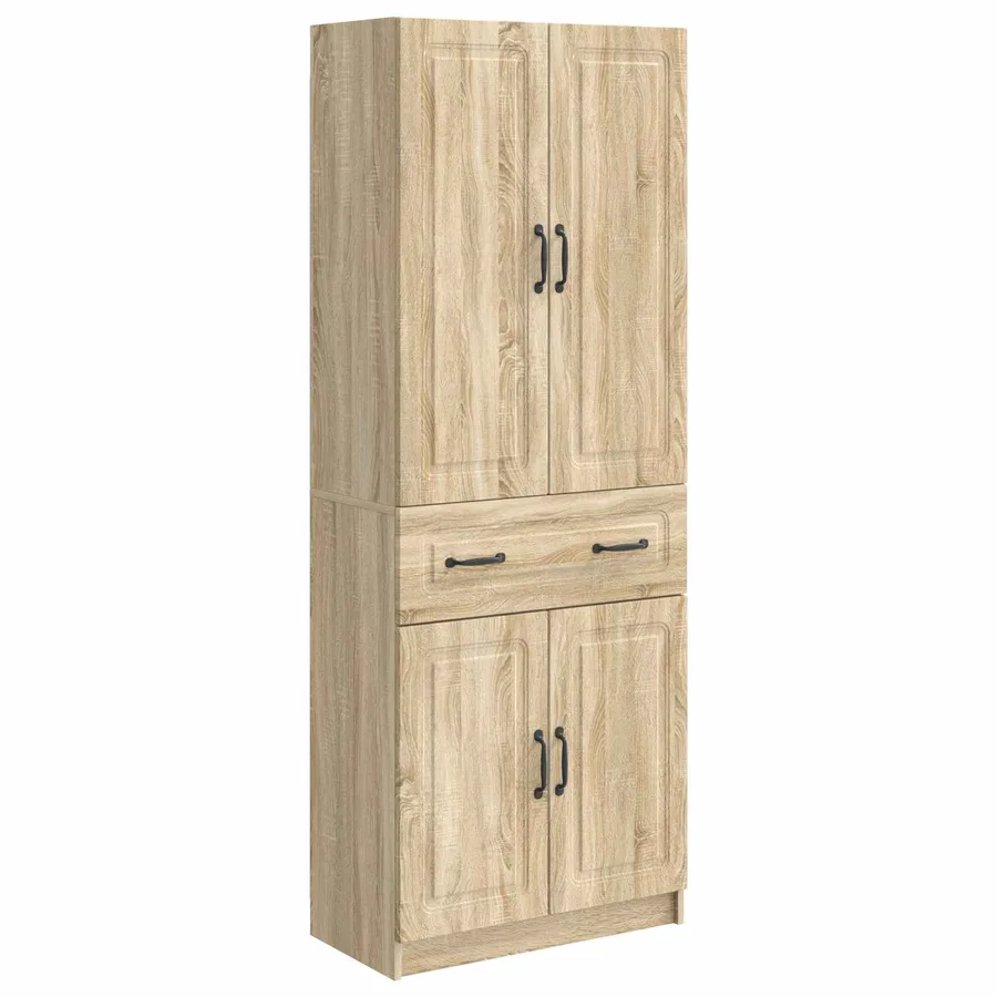Ensemble de Meubles 2 pcs Chêne Sonoma Bois d'ingénierie - 2