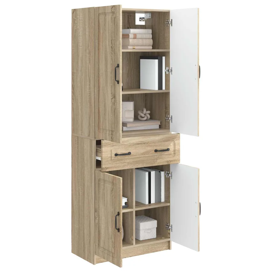 Ensemble de Meubles 2 pcs Chêne Sonoma Bois d'ingénierie - 3