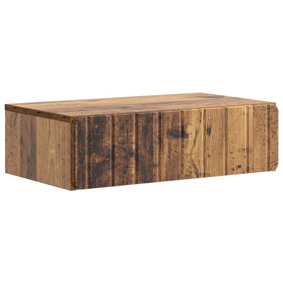 Table d'appoint murale Bois ancien 59 x 34,5 x 17 cm - 2