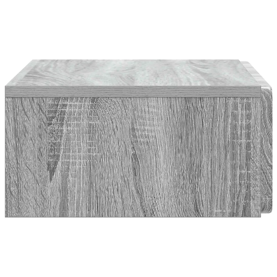Table d'appoint murale Sonoma gris 59 x 34,5 x 17 cm - 6