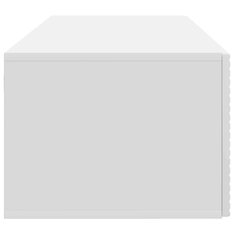 Meuble TV mural Blanc 78,5 x 41 x 30 cm Bois d'ingénierie - 7