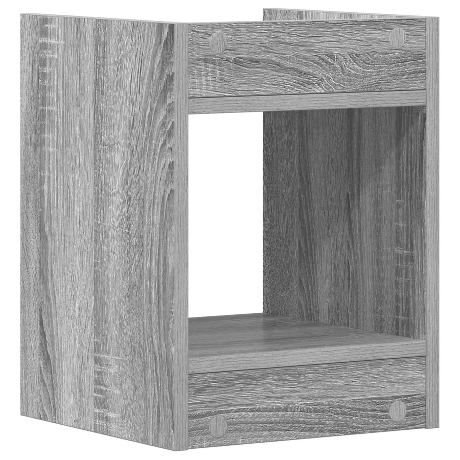 Support de Plante Gris Sonoma 30 x 30 x 40 cm Bois d’ingénierie - 7